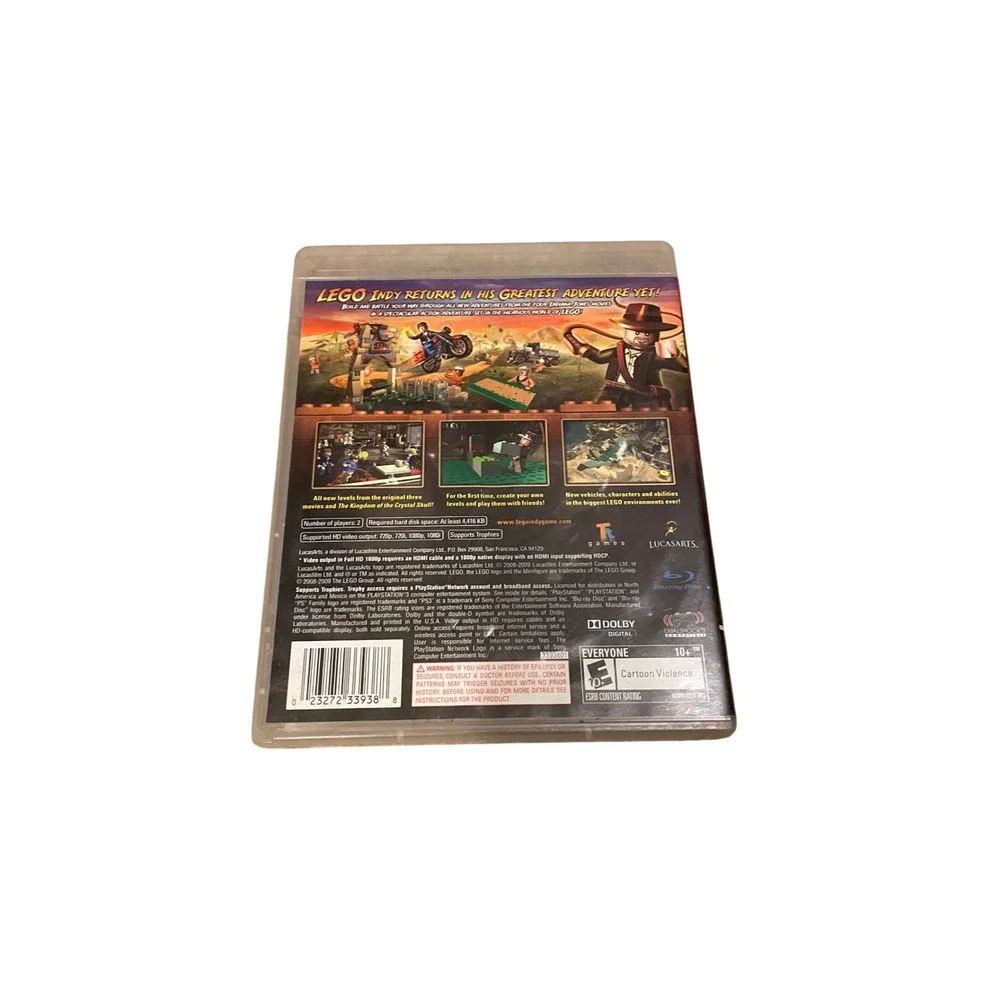 LEGO Indiana Jones 2 The Adventure Continues Sony PlayStation 3 PS3 Game CIB